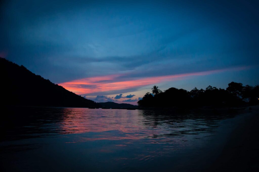 Sunset from Perhentian Besar, Malaysia