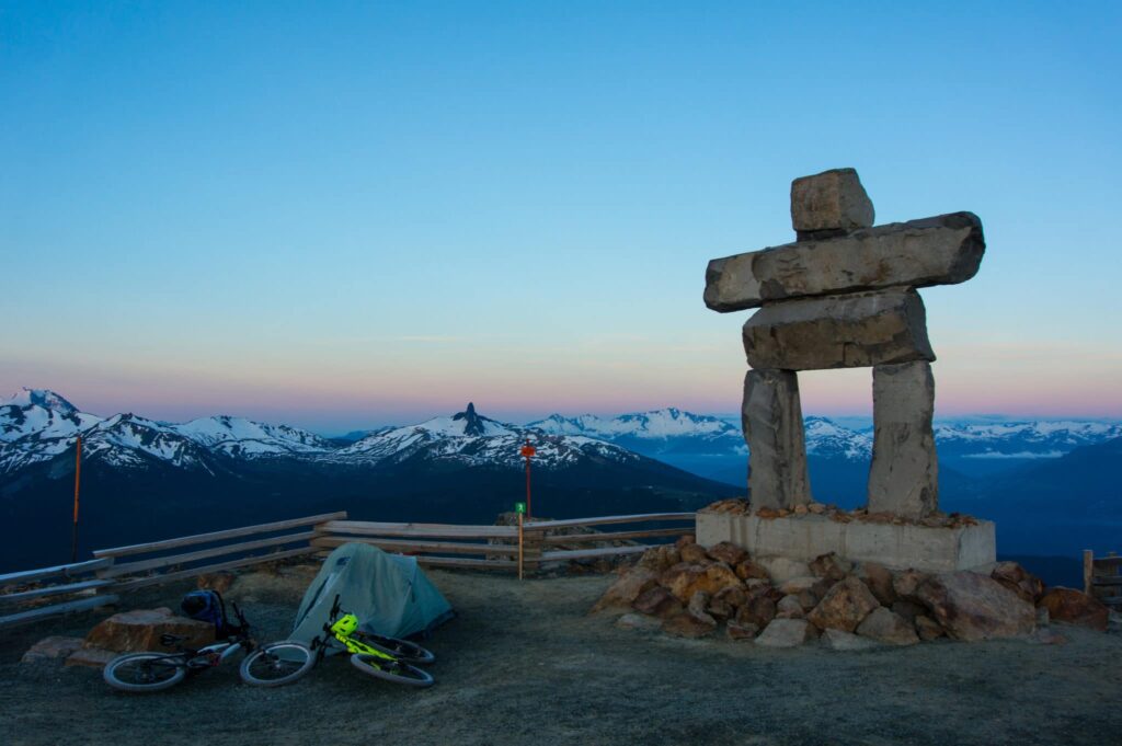 Camping on Whistler Mountain