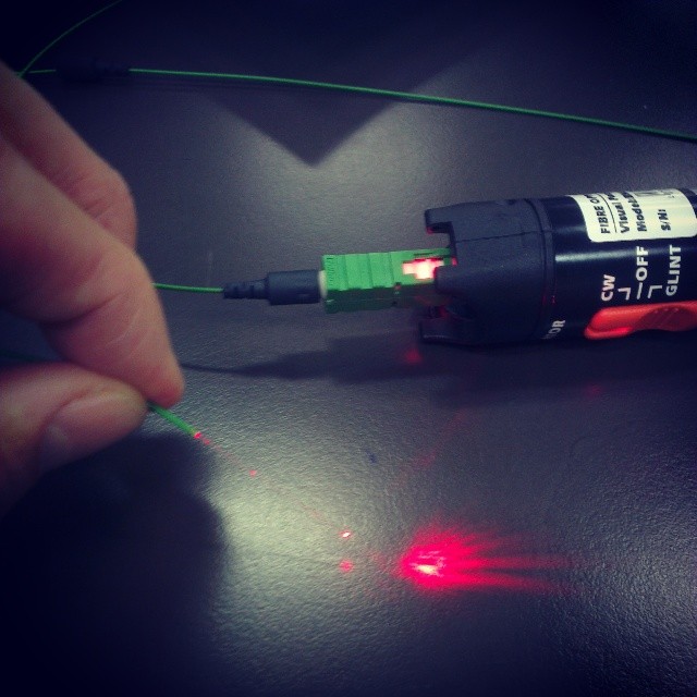 Splicing fiber