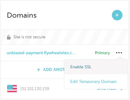 Enabling SSL on Flywheel Hosting