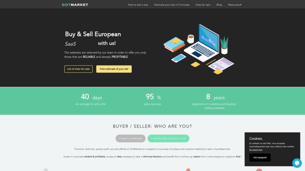 DotMarket.EU Website Marketplace