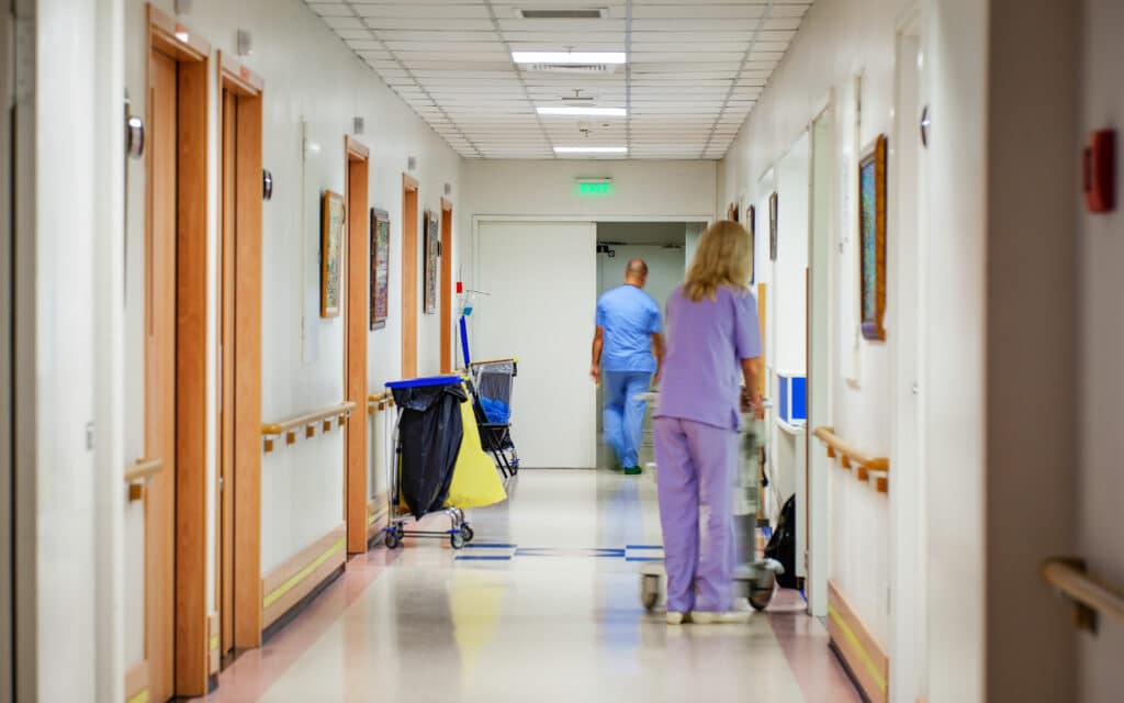 Hospital corridor