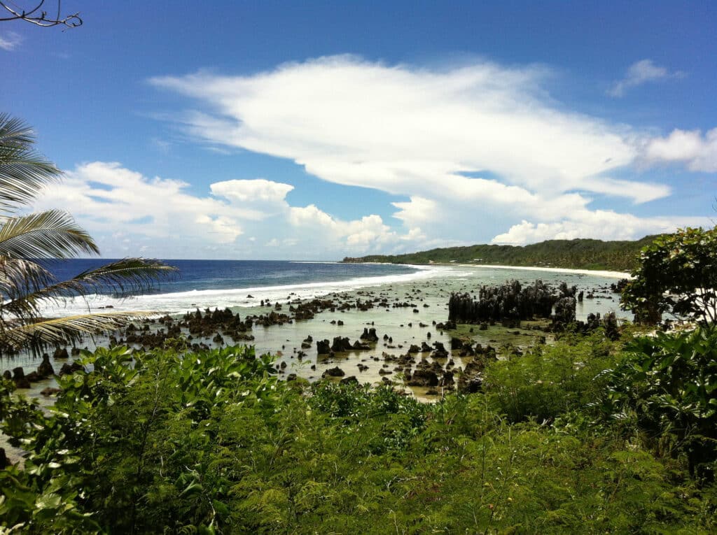 Anabare Bay, Nauru. Source: Sean Kelleher, https://flickr.com/photos/seankelleher/15222427718/